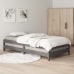 Cama apilable de madera pino maciza gris 100x200 cm