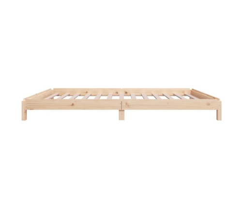 vidaXL Cama apilable de madera pino maciza 90x200 cm