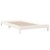 vidaXL Cama apilable de madera pino maciza blanco 90x200 cm