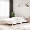 vidaXL Cama apilable de madera pino maciza blanco 90x200 cm