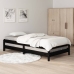 vidaXL Cama apilable de madera pino maciza negro 90x200 cm