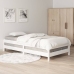 Cama apilable de madera pino maciza blanco 75x190 cm