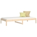 Sofá cama sin colchón madera maciza de pino 90x200 cm