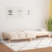 Sofá cama sin colchón madera maciza de pino 90x200 cm