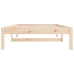 Sofá cama sin colchón madera maciza de pino 90x200 cm