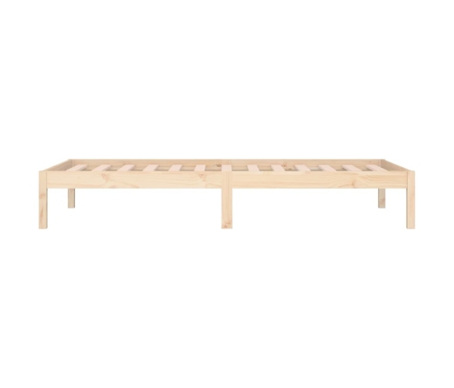 Sofá cama sin colchón madera maciza de pino 90x200 cm