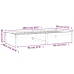 Sofá cama sin colchón madera maciza de pino 90x200 cm