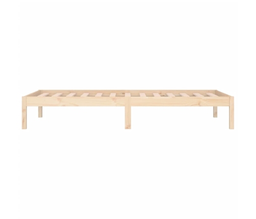 Sofá cama sin colchón madera maciza de pino 80x200 cm