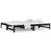 Sofá cama extraíble sin colchón negro 2x(90x200) cm