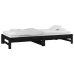 Sofá cama extraíble sin colchón negro 2x(90x200) cm