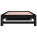 Sofá cama extraíble sin colchón negro 2x(90x200) cm