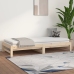 Sofá cama extraíble madera maciza de pino 2x(80x200) cm