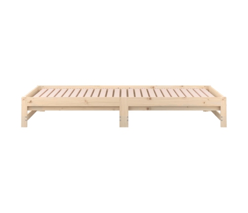 Sofá cama extraíble madera maciza de pino 2x(90x190) cm