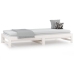 Sofá cama extraíble sin colchón blanco 2x(90x190) cm