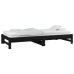 Sofá cama extraíble sin colchón negro 2x(90x190) cm