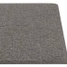 Paneles de pared 12 uds tela gris claro 90x15 cm 1,62 m²