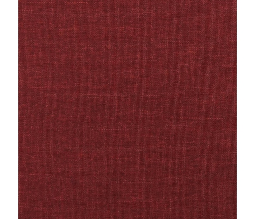 Paneles de pared 12 uds tela rojo tinto 90x15 cm 1,62 m²