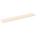 Paneles de pared 12 uds terciopelo color crema 90x15 cm 1,62 m²