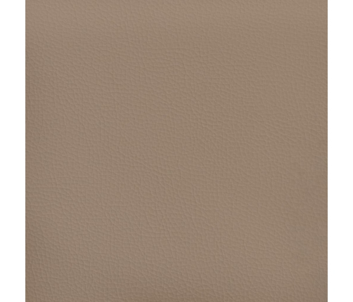 Paneles pared 12 uds cuero sintético capuchino 90x30 cm 3,24 m²