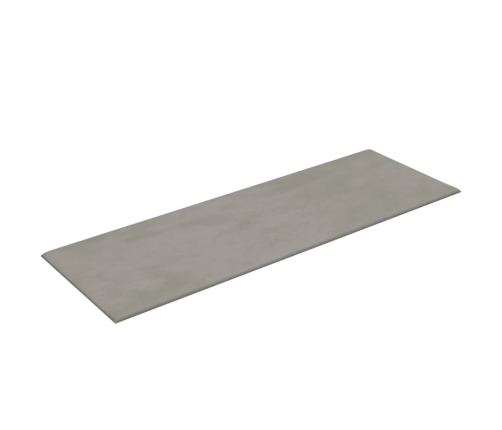 Paneles de pared 12 uds terciopelo gris claro 90x30 cm 3,24 m²