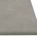 Paneles de pared 12 uds terciopelo gris claro 90x30 cm 3,24 m²