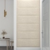 vidaXL Paneles de pared 12 uds terciopelo color crema 90x30 cm 3,24 m²