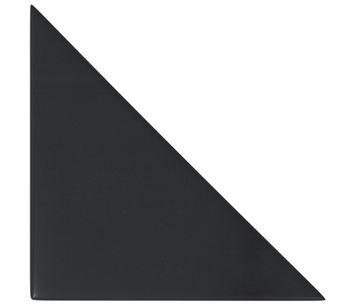 Paneles de pared 12 uds cuero sintético negro 30x30 cm 0,54 m²