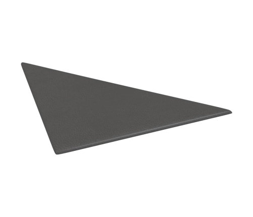 Paneles de pared 12 uds cuero sintético gris 30x30 cm 0,54 m²