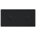 Paneles de pared 12 uds cuero sintético negro 30x15 cm 0,54 m²