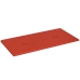 Paneles de pared 12 uds cuero sintético rojo 30x15 cm 0,54 m²