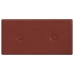 Paneles pared 12 uds cuero sintético rojo tinto 30x15 cm 0,54m²