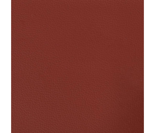 vidaXL Paneles pared 12 uds cuero sintético rojo tinto 30x15 cm 0,54m²