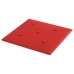 vidaXL Paneles pared 12 uds cuero sintético rojo tinto 30x30 cm 1,08m²