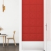 vidaXL Paneles pared 12 uds cuero sintético rojo tinto 30x30 cm 1,08m²