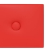 Paneles de pared 12 uds cuero sintético rojo 60x15 cm 1,08 m²