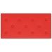 Paneles de pared 12 uds cuero PE rojo 60x30 cm 2,16 m²