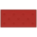 Paneles de pared 12 uds cuero PE rojo tinto 60x30 cm 2,16 m²