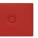 Paneles pared 12 uds cuero sintético rojo tinto 90x15 cm 1,62m²