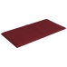 Paneles de pared 12 uds tela rojo tinto 30x15 cm 0,54 m²