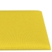 vidaXL Paneles de pared 12 uds tela amarillo claro 30x15 cm 0,54 m²