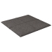 vidaXL Paneles de pared 12 uds tela gris oscuro 30x30 cm 1,08 m²