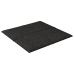 vidaXL Paneles de pared 12 uds tela negro 30x30 cm 1,08 m²