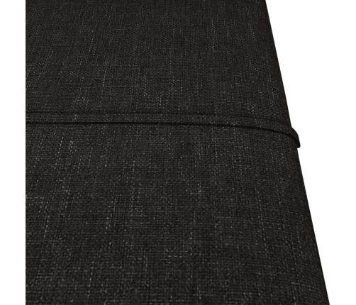 vidaXL Paneles de pared 12 uds tela negro 30x30 cm 1,08 m²