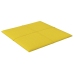 vidaXL Paneles de pared 12 uds tela amarillo claro 30x30 cm 1,08 m²