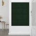 Paneles de pared 12 uds terciopelo verde oscuro 30x30 cm 1,08m²