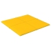 Paneles de pared 12 uds terciopelo amarillo 30x30 cm 1,08 m²