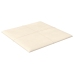 Paneles de pared 12 uds terciopelo crema 30x30 cm 1,08 m²