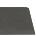 Paneles de pared 12 uds terciopelo gris oscuro 60x15 cm 1,08 m²