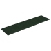 vidaXL Paneles de pared 12 uds terciopelo verde oscuro 60x15 cm 1,08m²