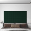 vidaXL Paneles de pared 12 uds terciopelo verde oscuro 60x15 cm 1,08m²